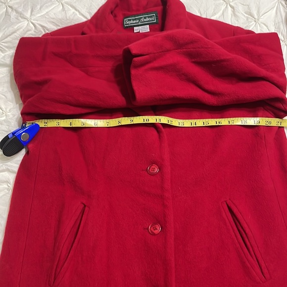 Vintage Red Coat - Stephanie Andrew's - 10P - Picture 14 of 15